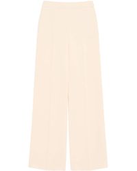 Valentino - Silk Tailored Trousers - Lyst
