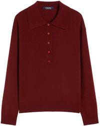 Max Mara - Wool Polo-Collar Sweater - Lyst