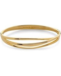 Monica Vinader - Vermeil Nura Wrap Bangle - Lyst