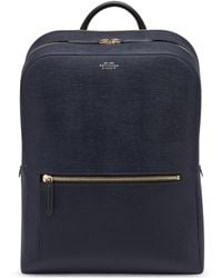 Smythson - Leather Panama Backpack - Lyst