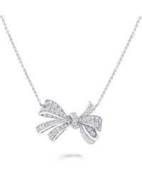 Graff - And Diamond Tilda's Bow Necklace - Lyst