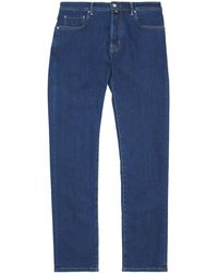 Jacob Cohen - Limited Edition Ostrich Leather-Patch Bard Slim Jeans - Lyst
