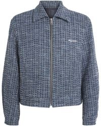 WOOYOUNGMI - Cotton-Blend Tweed Logo Jacket - Lyst