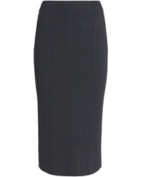 JOSEPH - Ribbed Knit Midi Skirt - Lyst