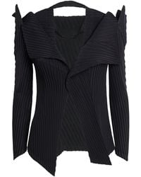 Issey Miyake - Tubular Pleats Cardigan - Lyst