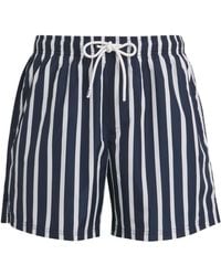 Eton - Stripe Swim Shorts - Lyst
