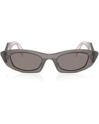 Prada - Acetate Oval Sunglasses - Lyst