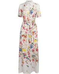 Mary Katrantzou - Cotton-Blend Como Maxi Dress - Lyst