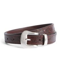 MOLEBO - Leather Embossed Western Belt - Lyst