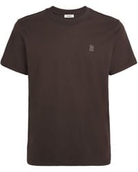 Sandro - Cotton Logo-Patch T-Shirt - Lyst