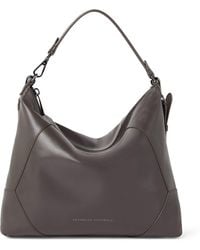 Brunello Cucinelli - Leather Bc Duo Shoulder Bag - Lyst