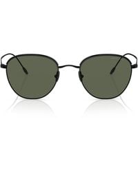Giorgio Armani - Rounded Square Sunglasses - Lyst