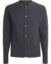 Barena - Virgin Wool Ribbed Cardigan - Lyst