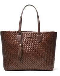 Aspinal of London - Large Leather Island Tote Bag - Lyst
