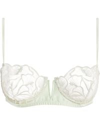 Kiki de Montparnasse - Lace Calla Lily Balconette Bra - Lyst
