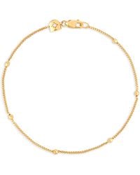 Astrid & Miyu - Plated Essential Beaded Chain Bracelet - Lyst