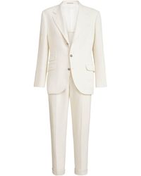 Brunello Cucinelli - Silk-Linen-Wool 2-Piece Suit - Lyst