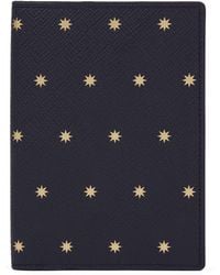 Smythson - Panama Leather Stars Passport Cover - Lyst