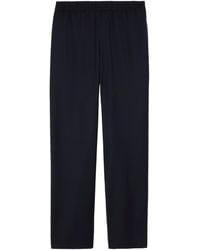 Burberry - Wool Flannel Track Pants - Lyst