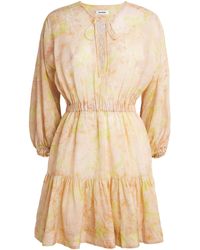 Sandro - Floral Print Mini Dress - Lyst
