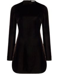 Alaïa - Velvet Cinched Mini Dress - Lyst