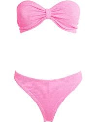 Hunza G - Bandeau Jean Bikini - Lyst