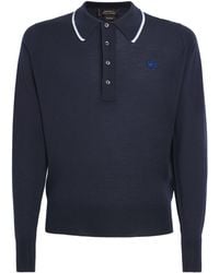 Wales Bonner - X John Smedley Merino Henry Polo Sweater - Lyst
