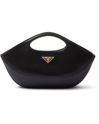 Prada - Medium Leather Top-handle Bag - Lyst