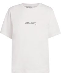 Victoria Beckham - Organic Cotton Slogan T-Shirt - Lyst