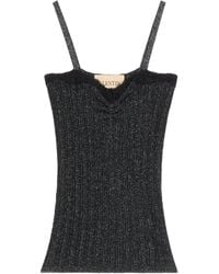 Valentino - Lurex Knit Tank Top - Lyst
