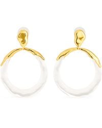 Alexis - Gold-plated Molten Drop Earrings - Lyst