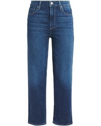 PAIGE - Mason Ankle Straight Jeans - Lyst