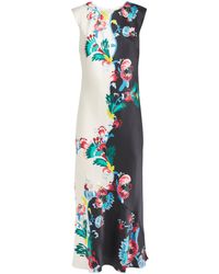 self portrait pointelle knit midi dress self-portrait - Pink Pointelle Peplum Knit Midi Dress