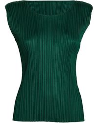 Pleats Please Issey Miyake - Sleeveless New Colorful Basics Tank Top - Lyst