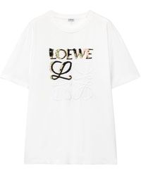 Loewe - Glitch Anagram T-shirt - Lyst