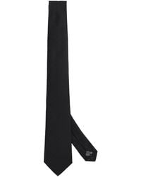 Emporio Armani - Silk Geometric Jacquard Tie - Lyst