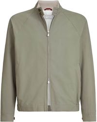 Brunello Cucinelli - Cotton Blouson Jacket - Lyst