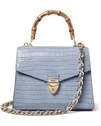 Aspinal of London - Midi Leather Mayfair 2 Top-Handle Bag - Lyst