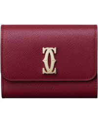 Cartier - Mini Leather C De Wallet - Lyst