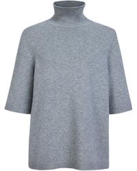 Alaïa - Cashmere-Blend High-Neck Sweater - Lyst