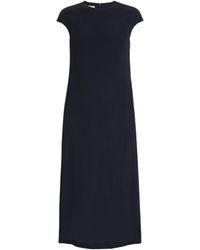 Nomadissem - Silk Shirred Midi Dress - Lyst