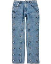 Y. Project - Snap-off Straight Jeans - Lyst