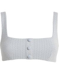 Devon Windsor - Herringbone Mya Bikini Top - Lyst