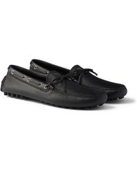 Prada - Leather Driving Shoe - Lyst