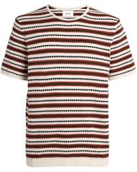 NN07 - Organic Cotton Knit Stripe T-Shirt - Lyst