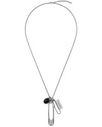 Givenchy - Safety Pin Charm Necklace - Lyst