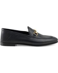 Gucci - Leather Brixton Horsebit Loafers - Lyst