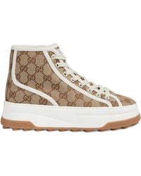 Gucci - GG Canvas High-top Sneaker - Lyst
