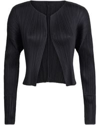 Pleats Please Issey Miyake - Monthly Colors September Pleated Cardigan - Lyst