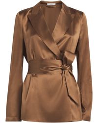 JOSEPH - Silk Satin Archer Jacket - Lyst